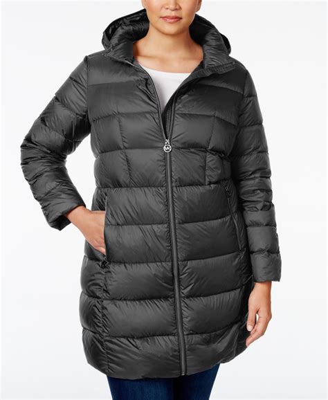 michael kors katerina plus coats|Michael Kors coats for women.